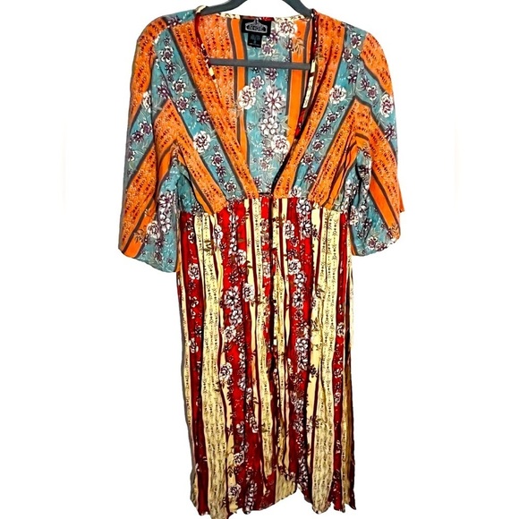 Angie Other - Angie Bell Sleeve Front Tie Kimono Dress Size M